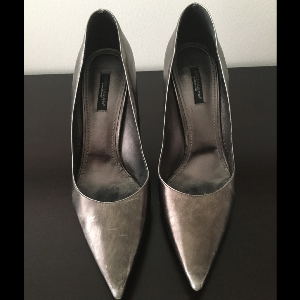 Dolce & Gabbana Metallic Heel